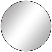 Linda Round Stainless Steel Wall Mirror